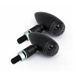 Kierunkowskazy LED Highsider Micro-Bullet ECE czarne Turn Signals